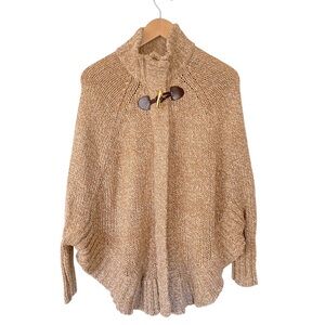 MICHAEL KORS Women's Toggle Cape Cardigan Size S